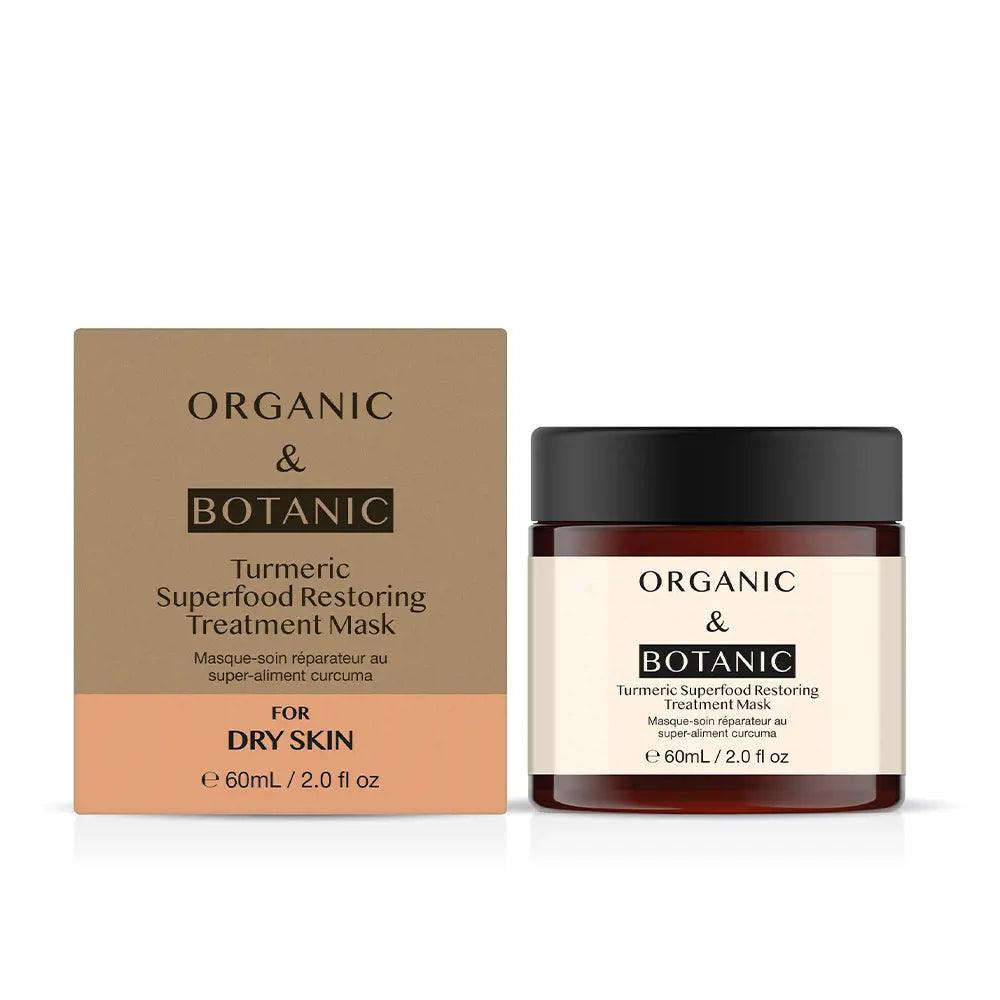 ORGANIC & BOTANIC ORGANIC & BOTANIC Organic & Botanic Turmeric Superfood Restoring Treatment Mask 60 ml - Parfumby.com