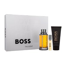 HUGO BOSS THE SCENT 3.4 EDT M + 3.4 S/G +MINI