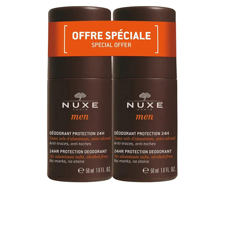 NUXE Men Deodorant Protection 24h Roll-on Set 2 Pcs - Parfumby.com