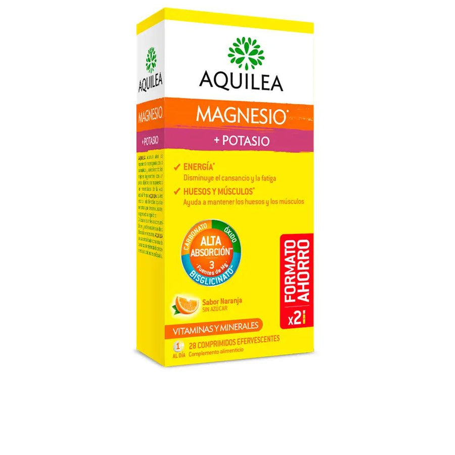 AQUILEA Magnesium+potassium Effervescent Tablets 28 U 28 pcs - Parfumby.com