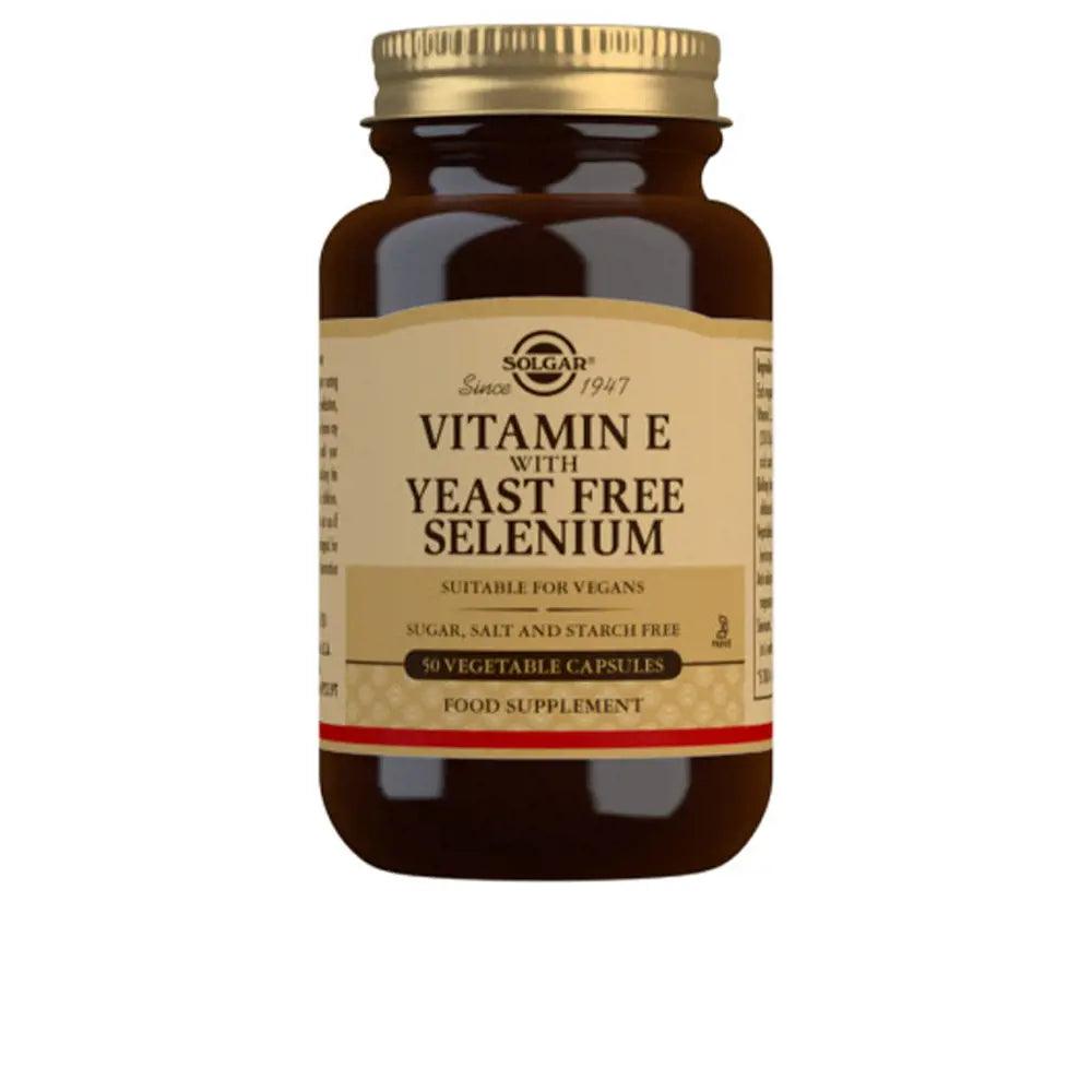 SOLGAR Vitamin E with Selenium Vegetable Capsules 50 U 50 pcs - Parfumby.com