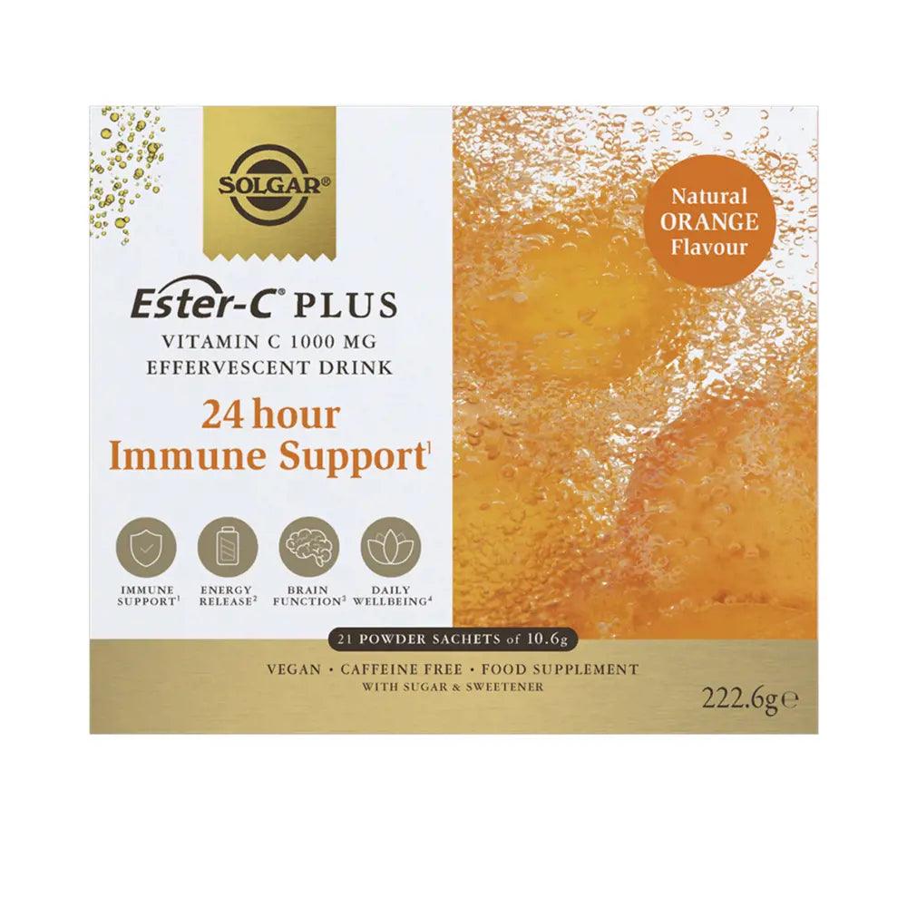 SOLGAR Ester-c Effervescent 1000mg Vitamin C Envelopes 21 U 21 pcs - Parfumby.com