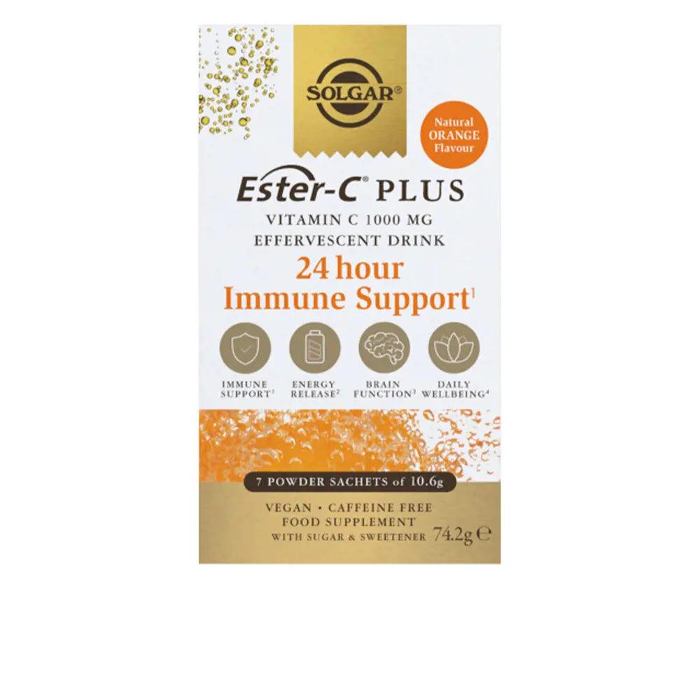 SOLGAR Ester-c effervescent 1000mg Vit C Envelopes 7 U 7 pcs - Parfumby.com