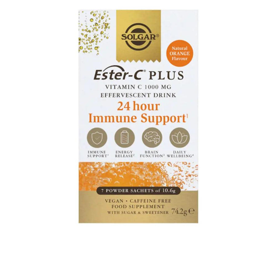 SOLGAR Ester-c effervescent 1000mg Vit C Envelopes 7 U 7 pcs - Parfumby.com