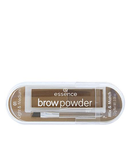 ESSENCE Brow Powder Styling Set #01 Light & Medium - Parfumby.com