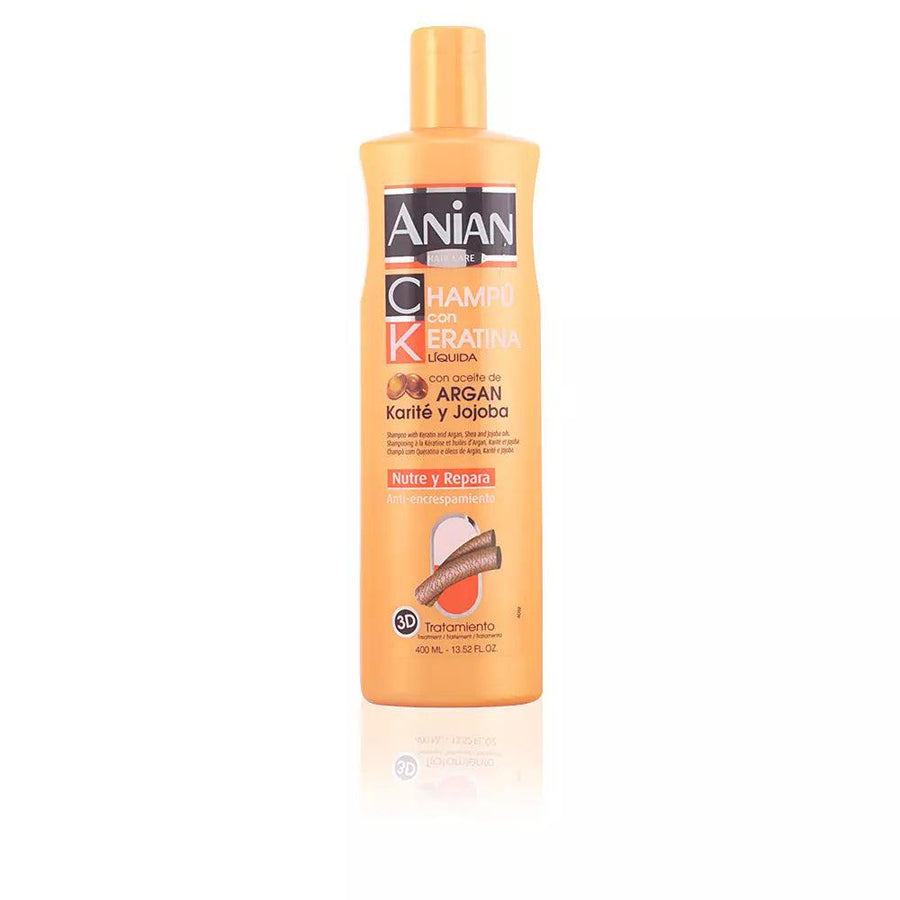 ANIAN Keratin Liquid Shampoo Argan Shea Butter And Jojoba Oil 400 ml - Parfumby.com