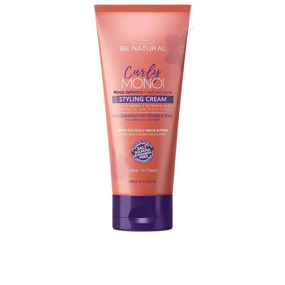 BE NATURAL Defined Curls Cream Curly Monoi 200 ml - Parfumby.com