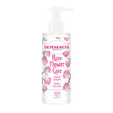 DERMACOL Flower Care Hand Cream ( Růže ) - Hand cream s pumpičkou 150ml