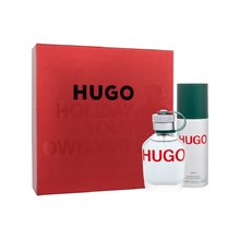 HUGO BOSS Hugo Cadeauset Eau de Toilette (EDT) 75 ml en deospray 150 ml 75ml