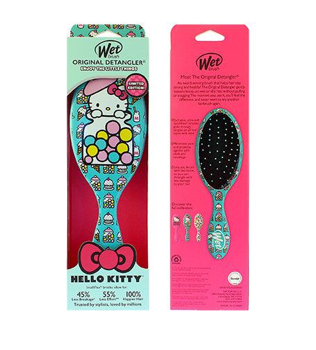 WET BRUSH Original Detangler Hello Kitty Hair Card Candy Jar Blue 1 PCS - Parfumby.com