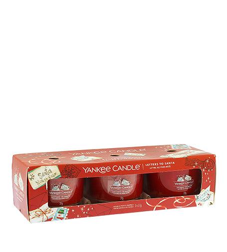 YANKEE CANDLE Letters To Santa Votive Candle In Glass 3 X 37 G - Parfumby.com