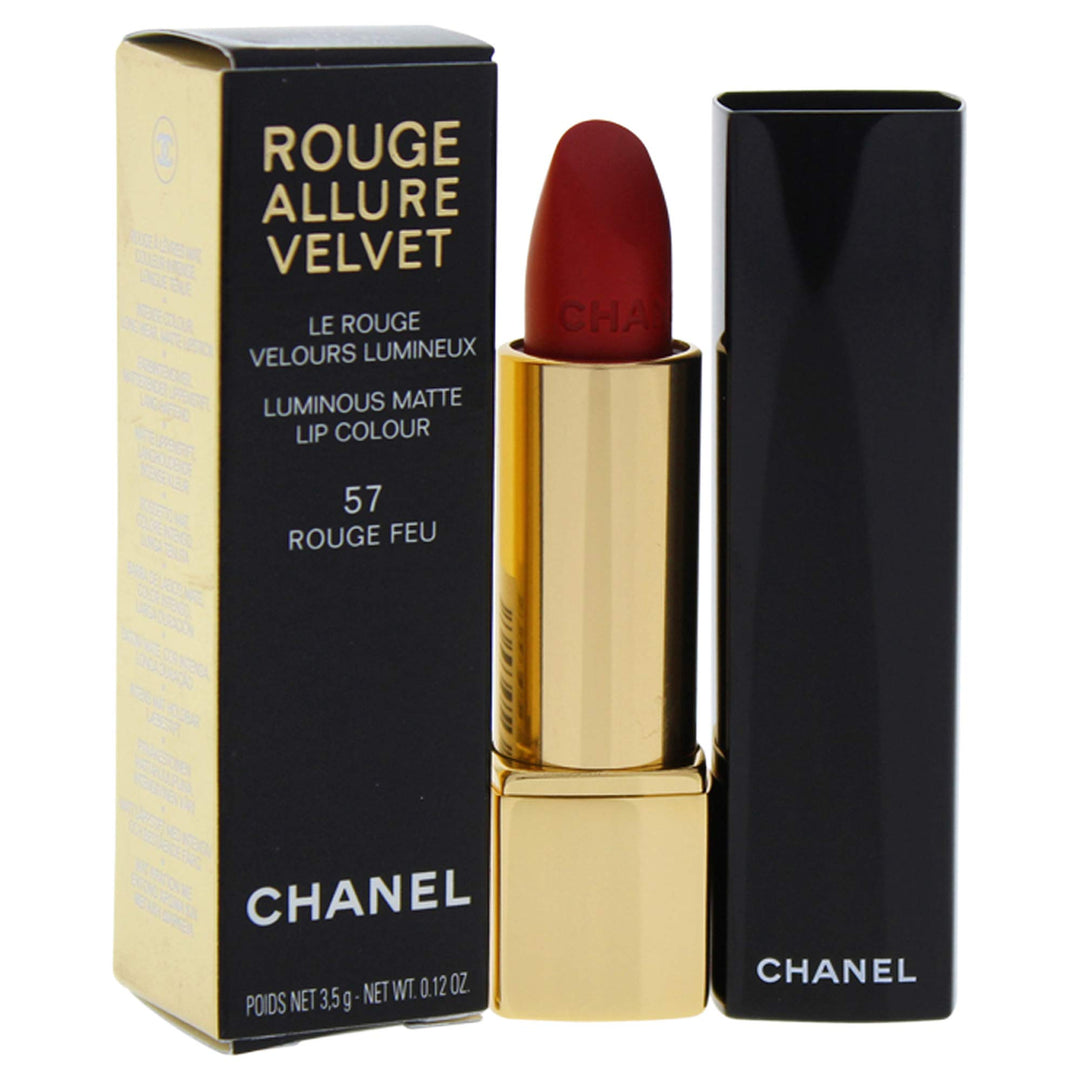 CHANEL  Rouge Allure Velvet #57-rouge Feu