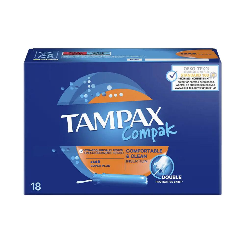 TAMPAX Compak Tampon Super Plus 18 U 18 pcs - Parfumby.com