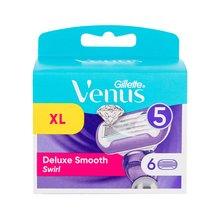 GILLETTE Venus Deluxe Smooth Swirl - For A Close Shave - 6 Refill Blades 6 pcs - Parfumby.com