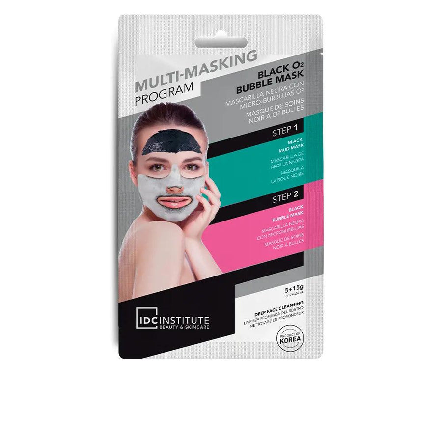 IDC INSTITUTE Multi-masking Program Black O2 Bubble Mask 1 Pcs - Parfumby.com