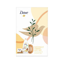 DOVE Nourishing Care Set - Gift Set tělové péče s miskou na mýdlo