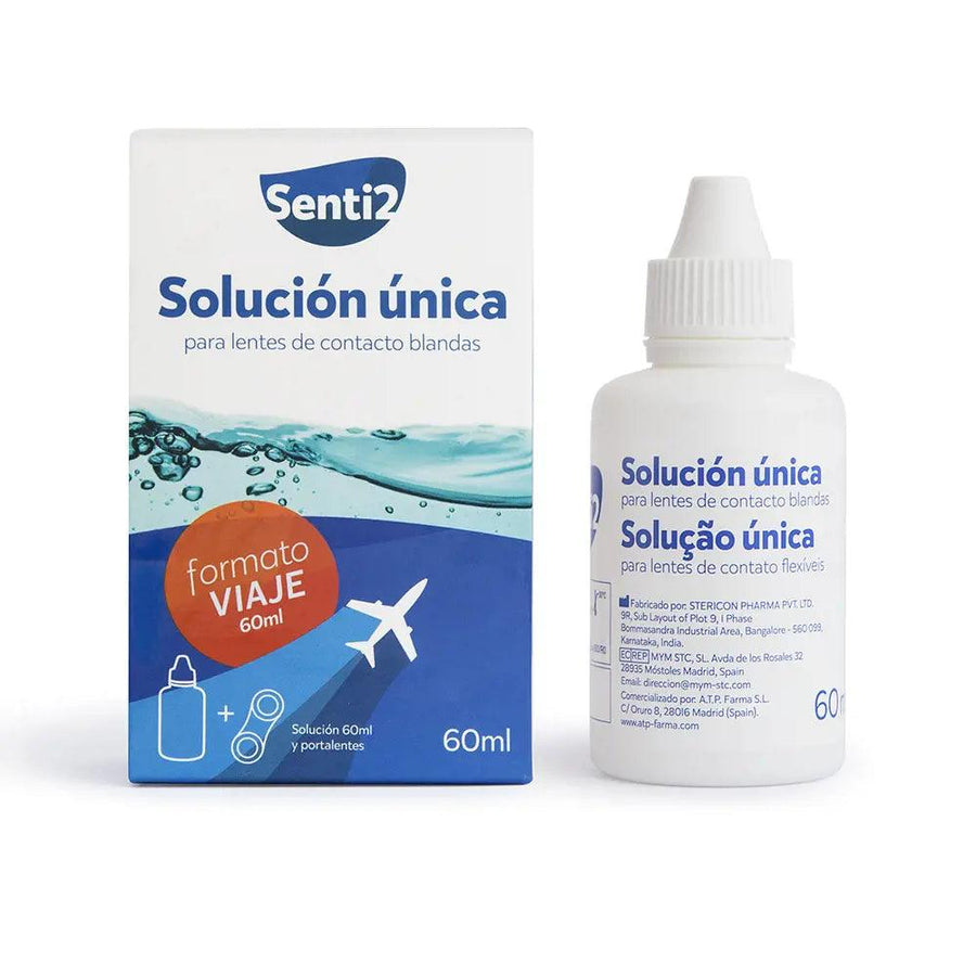 SENTI2 Unique Solution With Hyaluronic Acid + Lens Holder 60 Ml - Parfumby.com