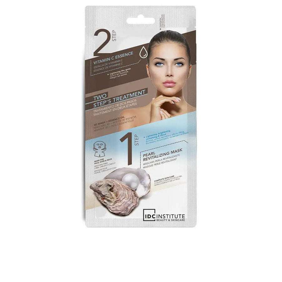 IDC INSTITUTE Two Step's Treatment Pearl Revitalizing 3d Mask 1 Pcs - Parfumby.com