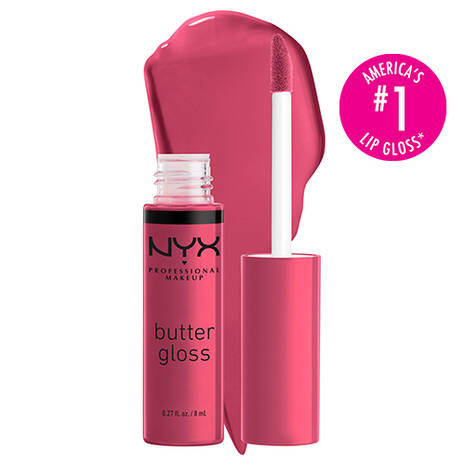 NYX PROFESSIONAL MAKE UP  Lingerie Lip Gloss #strawberry Cheesecake