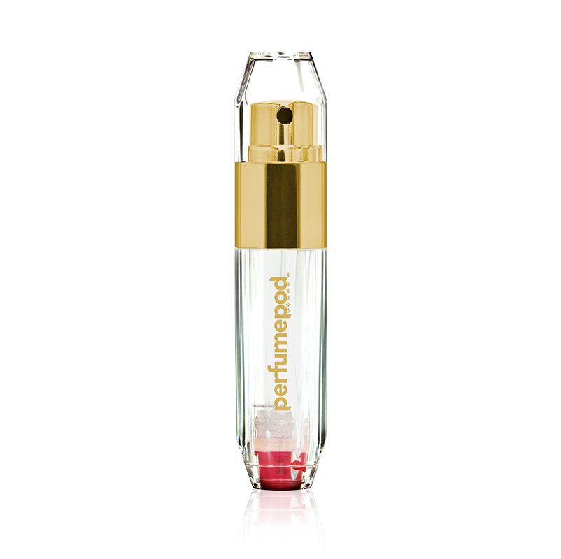 TRAVALO  Perfume Pod Crystal refillable perfume sprayer 5 ml Gold