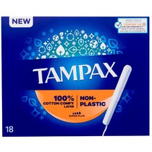 TAMPAX Non-Plastic Super Plus - Tampon 18.0ks