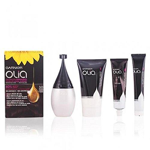 GARNIER Olia Permanent Color #3.0-DARK-BROWN-4-PCS - Parfumby.com