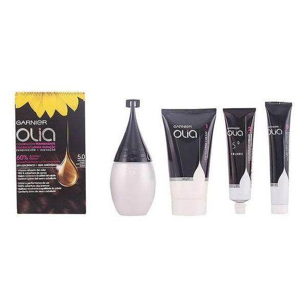 GARNIER Olia Permanent Color #5.0-LIGHT-BROWN-4-PCS - Parfumby.com