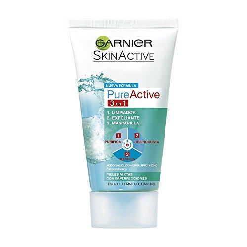 GARNIER Pure Active 3 In 1 Oily Skin Cleansing Gel 150 ML - Parfumby.com