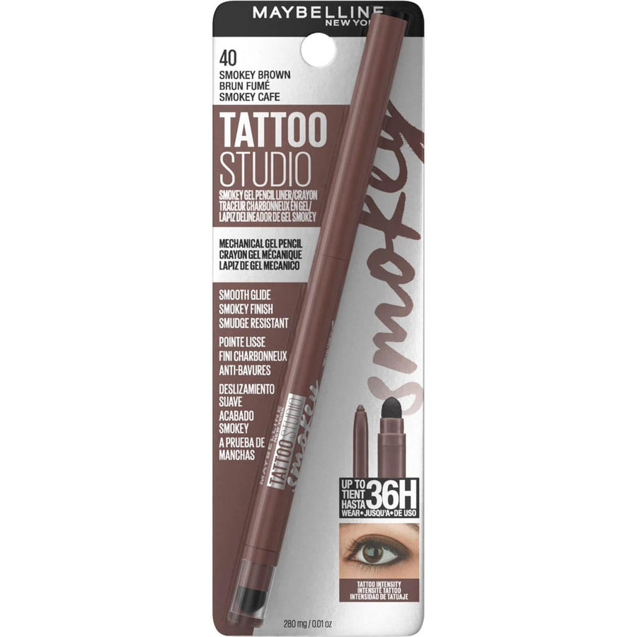 MAYBELLINE Tattoo Liner Smokey Gel Pencil Eyeliner #BROWN - Parfumby.com
