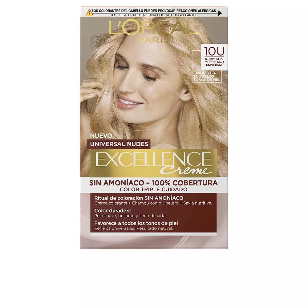 L'OREAL Paris Excellence Creme Universal Nudes Tint #10u-lightest Blonde 5 U 5 pcs - Parfumby.com