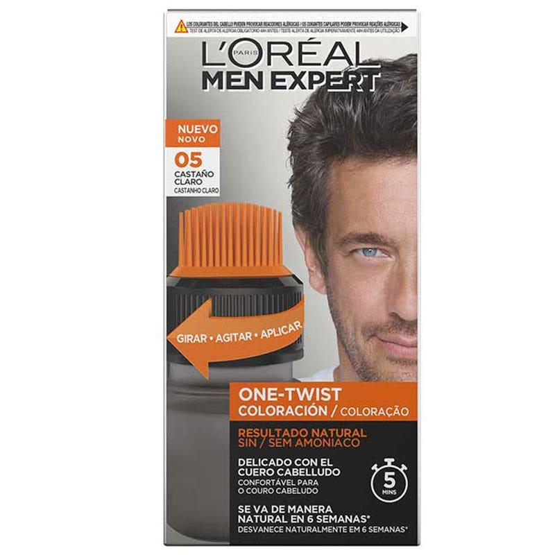 L'OREAL Men Expert One-twist Hair Color #5-CASTANO - Parfumby.com