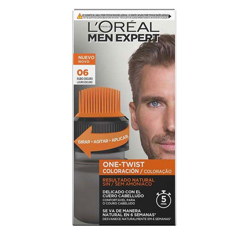 L'OREAL Men Expert One-twist Hair Color #6-CASTANO-CLARO - Parfumby.com