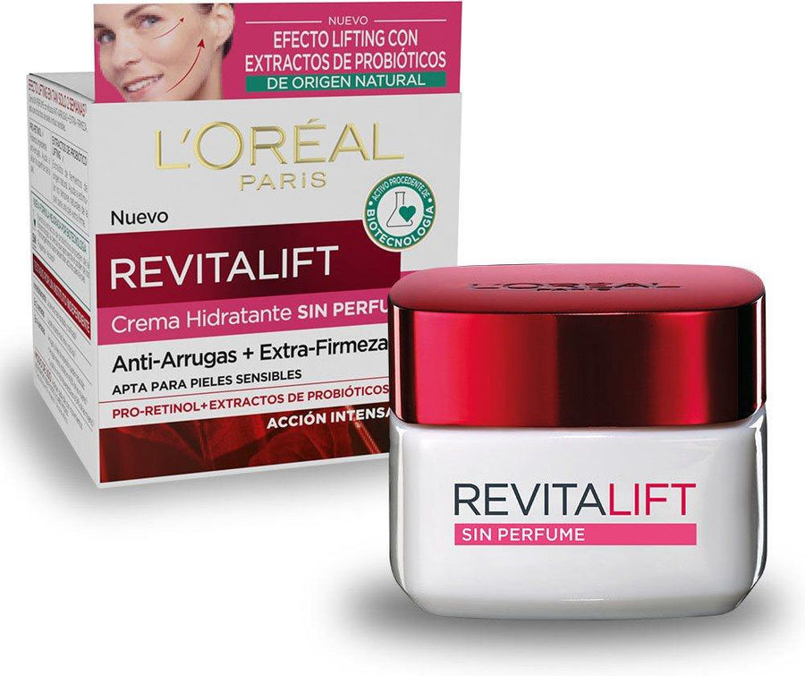 L'OREAL Revitalift Without Perfume Sensitive Skin Anti-wrinkle Spf15 50 ML - Parfumby.com