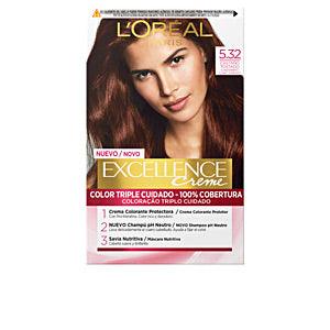 L'OREAL Excellence Cream Tint Hair Color #5.32-TOASTED-CHESTNUT - Parfumby.com