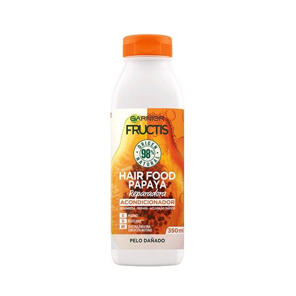 GARNIER Fructis Hair Food Papaya Repairing Conditioner 350 ML - Parfumby.com