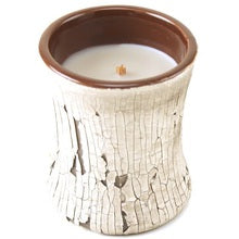 WOODWICK Fireside Ceramic Vase (Fireplace) - Scented Candle 85.0g