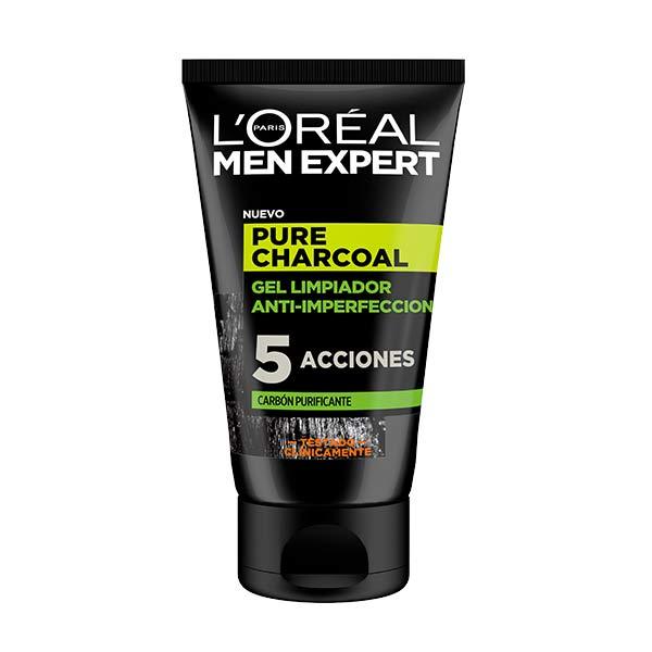 L'OREAL Men Expert Pure Charcoal Purifying Cleansing Gel 100 ML - Parfumby.com