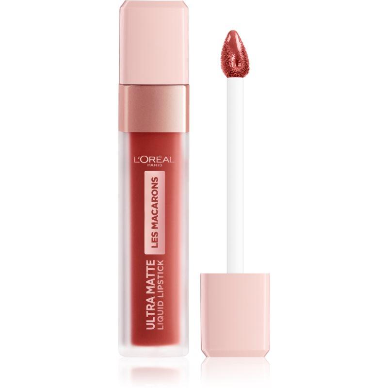 L'OREAL Les Macarons Ultra Matte Liquid Lipstick #834-INFINITE-SPICE - Parfumby.com