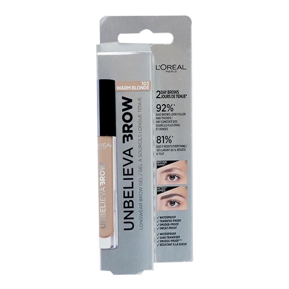 L'OREAL Unbelieva Brow Gel #103-WARM-BLONDE - Parfumby.com