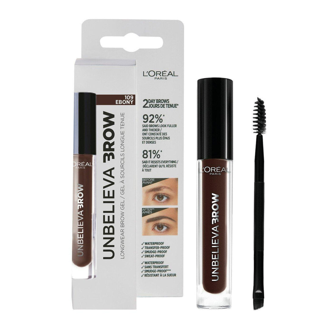 L'OREAL Unbelieva Brow Gel #109-EBONY - Parfumby.com