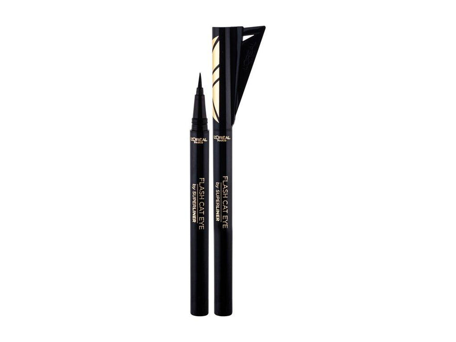 L'OREAL Flash Cat Eye Superliner #01-BLACK - Parfumby.com