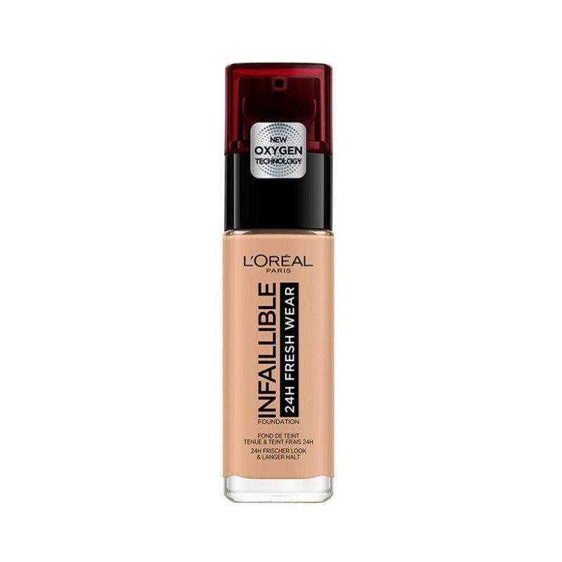 L'OREAL Infaillible 24h Fresh Wear Foundation #235-MIEL-30ML - Parfumby.com