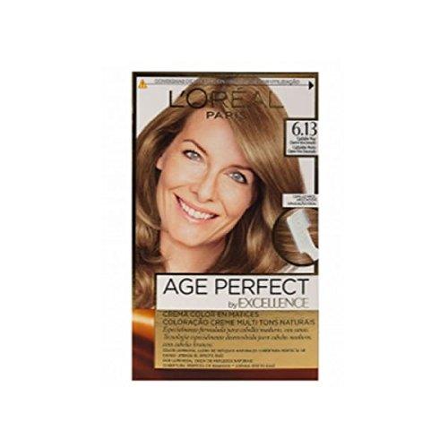 L'OREAL Excellence Age Perfect Tint Hair Color #6.13-CASTANO-CLARO-FRIO-DORADO - Parfumby.com