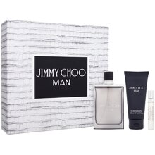 JIMMY CHOO  Man Gift Set Eau de Toilette (EDT) 100 ml, Shower  gel 100 ml + miniaturka Eau de Toilette (EDT) 7,5 ml