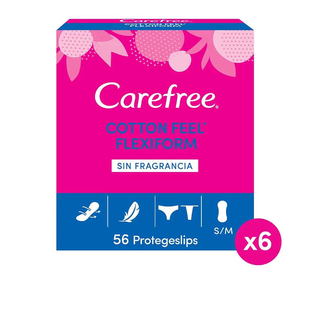 CAREFREE Flexiform Protector Cotton Fragrance Free 56 U 56 pcs - Parfumby.com