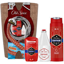 OLD SPICE Captain Body Care Set - Gift Set tělové péče v dřevěném soudku