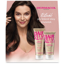 DERMACOL Hair Ritual Brunette Set - Gift Set vlasové péče