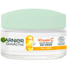 GARNIER Skin Naturals Vitamin C Glow Boost Day Cream - Rozjasňující + vyhlazující denní pleťový krém