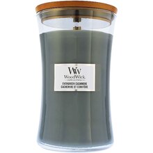 WOODWICK Evergreen Cashmere Váza (oude zelený kašmír) - Vonná svíčka 275.0g