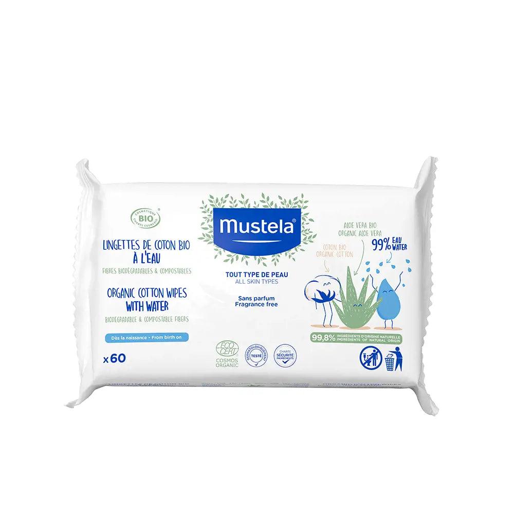 MUSTELA Baby-nino Bio Cotton Water Wipes 60 U 60 pcs - Parfumby.com